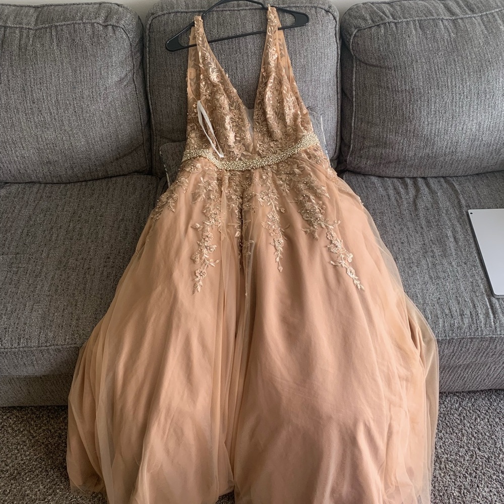 JOVANI CORSET BACK PROM DRESS DRESS